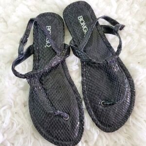 NWOB • Bongo • Snakeprint Sandals
